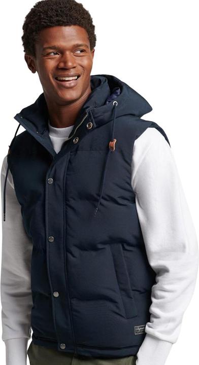 Produktbild Superdry ärmelloe daunenjacke mit kapuze uperdry evert (S)