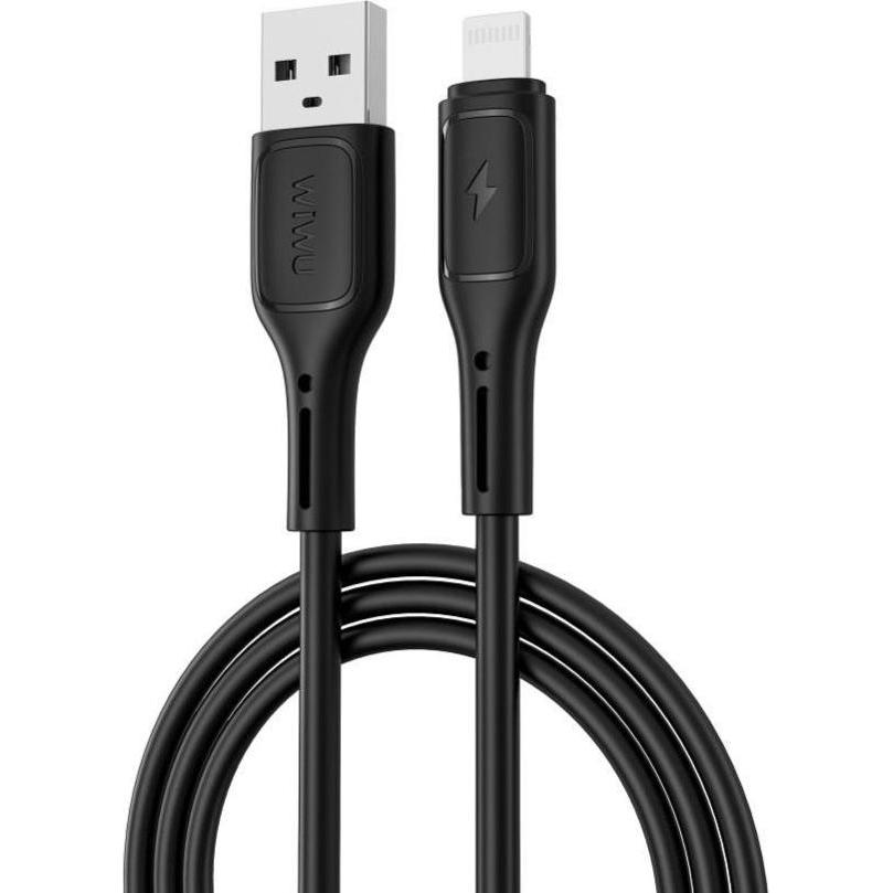 Wiwu Cable - Starlink Series Data Cable Wi-C001 Usb A To Lightning 2,4A - Black, Cavo Usb