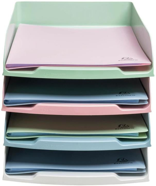 Produktbild Exacompta Set mit 4 Briefablagen Combo Styli, Kollektion AutentiK (A4+)