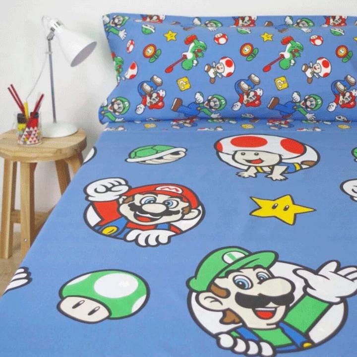 Image du produit Nintendo Super Mario Bros sheets set bed 90cm