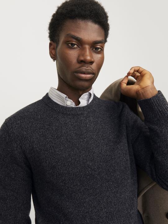 Produktbild Jack & Jones Einfarbig Strickpullover mit Rundhals Strickpullover mit Rundhals (XL)