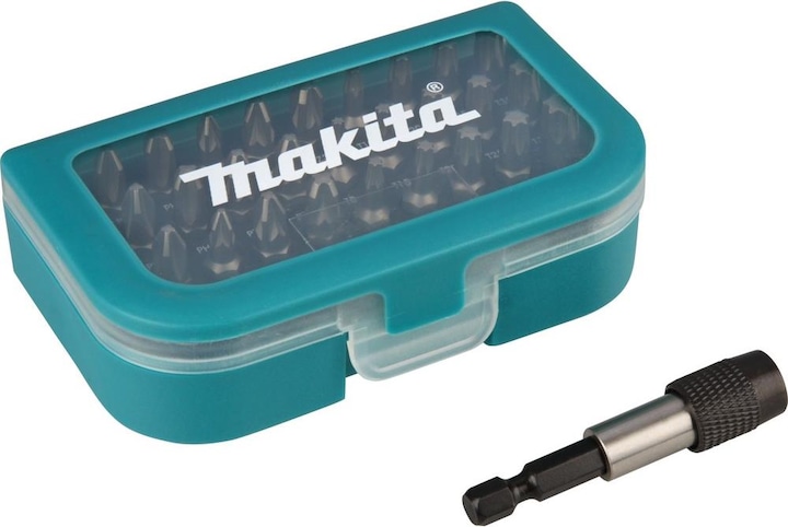 Immagine prodotto Makita P-73374 Set 31 pezzi (Esagono cavo TX M15, Croce Phillips PH M1, Esagono incassato TX M25, Esagono incassato TX M40, Croce Pozidriv PZ M1, Presa esagonale TX M30, Croce Pozidriv PZ M3, Croce Phillips PH M3, Croce Pozidriv PZ M2, Presa esagonale TX M27, Presa esagonale TX M8, Croce Phillips PH M2, Presa esagonale TX M20)