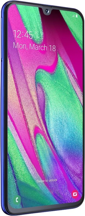 Actual product image Samsung Galaxy A40 (64 GB, Blue, 5.90", Dual SIM + SD, 16 Mpx, 4G)