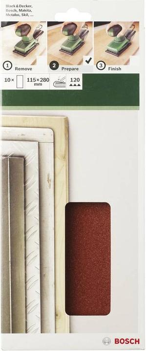 Produktbild Bosch Zubehör Schwingschleifpapier ungelocht (240)