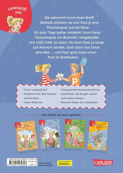 Immagine prodotto Lesespass mit Conni: Conni und der geheime Brief (Zum Lesenlernen) (Tedesco, Herdis Albrecht, Julia Boehme, 2021)