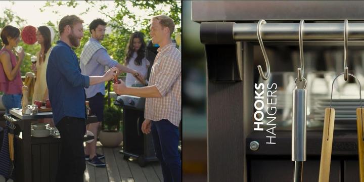 Produktbild Keter BBQ Beistelltisch Unity