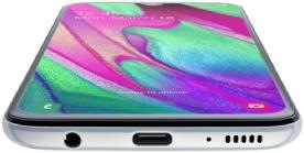 Actual product image Samsung Galaxy A40 (64 GB, White, 5.90", Dual SIM, 16 Mpx, 4G)