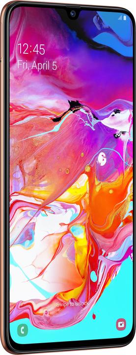 Actual product image Samsung Galaxy A70 (128 GB, Coral, 6.70", Dual SIM + SD, 4G)