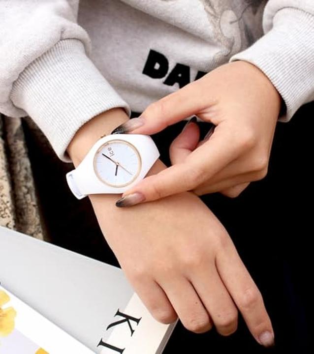 Actual product image ICE Watch Ice Glam White Rosegold (Analogue wristwatch, 37 mm)