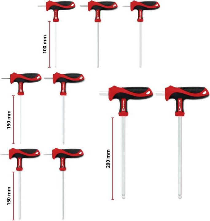 Actual product image Einhell Einleger E-Case T-Griff 9-tlg.
