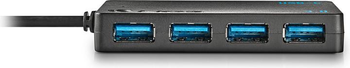 Productafbeelding NGS HUB USB(C) A 4XUSB(A) 3.0 IHUB4 0.24M NEGRO (USB-A, USB-C, 4 ports)