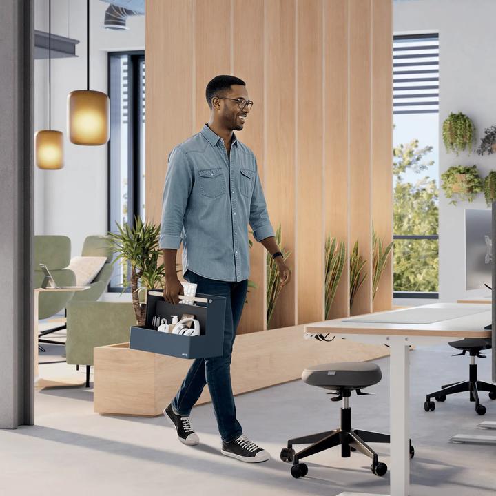 Image du produit Leitz baerbar skrivebordsorganisering i stof med håndtag