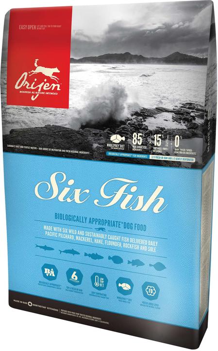 Actual product image Orijen Six Fish (Adult, 1 pcs., 2000 g)