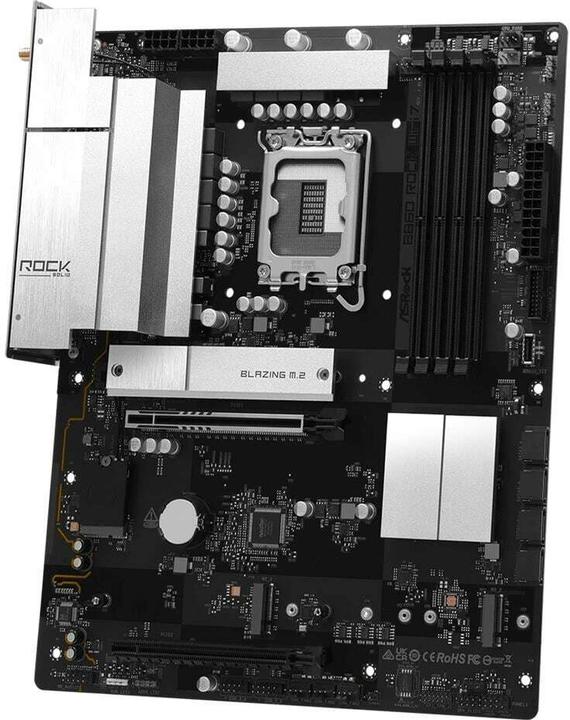 Productafbeelding AsRock MB Intel 1851 B860 Rock WiFi 7 (LGA 1851, Intel B860, ATX)