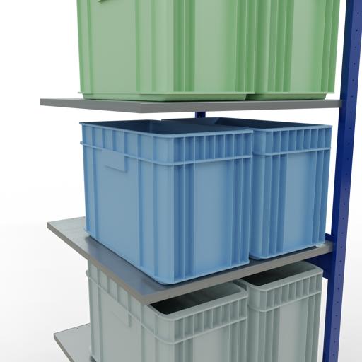 Image du produit Schulte Lagertechnik Système enfichable Élément suivant MULTIplus150 avec traverse de longueur