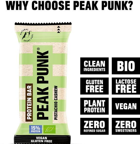 Image du produit Peak Punk Bio Protein Bar (55 g, 12 pcs)