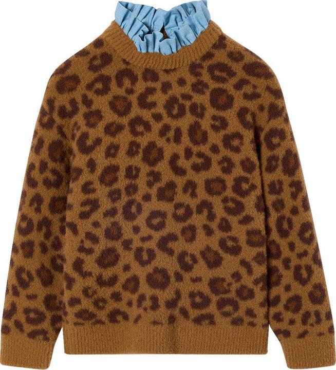 Produktbild Vertbaudet Mädchen Pullover LEOPARD Familien-Capsule (104, 98)