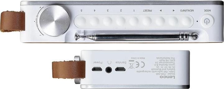 Actual product image Lenco PDR-040 (DAB+, FM, Bluetooth)