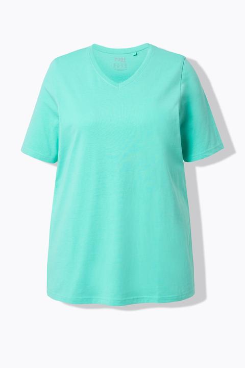 Produktbild Ulla Popken T-Shirts, 2er-Pack, V-Ausschnitt, Halbarm (46, 48)