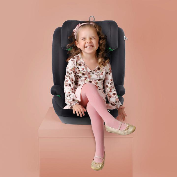 Produktbild BabyGo Safechild 2, schwarz (Kindersitzerhöhung, ECE R129/i-Size Norm)