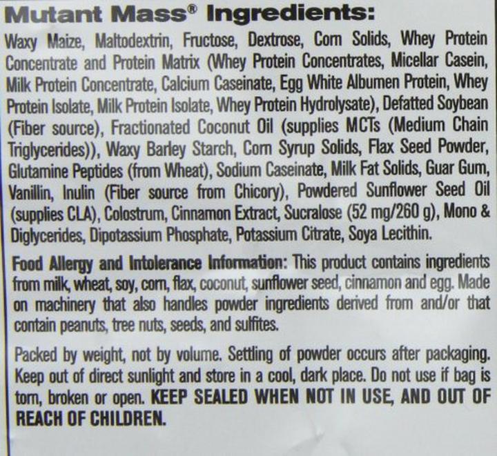 Produktbild Mutant Mass (Vanille, 1 x, 2200 g)