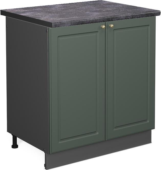 Anthrazit, Grün, Grün-Gold Landhaus