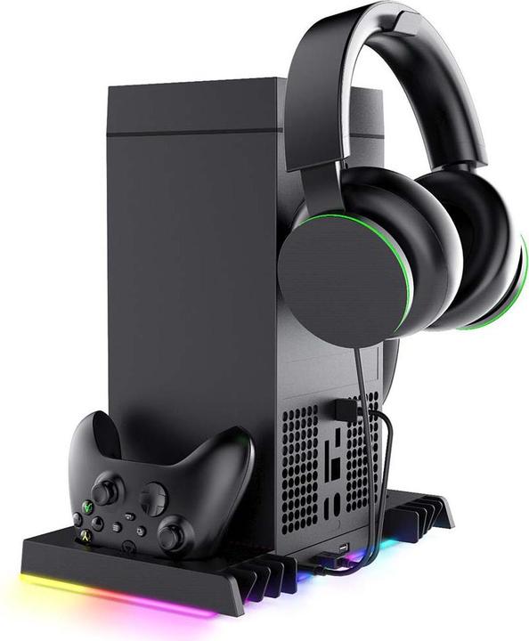 - iPega XBX024S Multifunctional Charging RGB Stand with Cooling for Xbox (Xbox Series X)