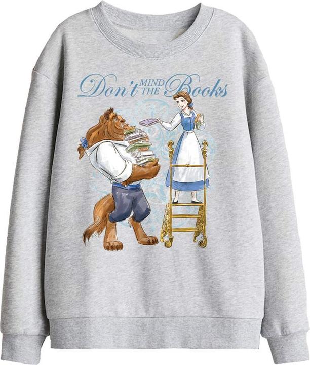 Produktbild Beauty And The Beast Don't Mind the Books Sweatshirt (128)