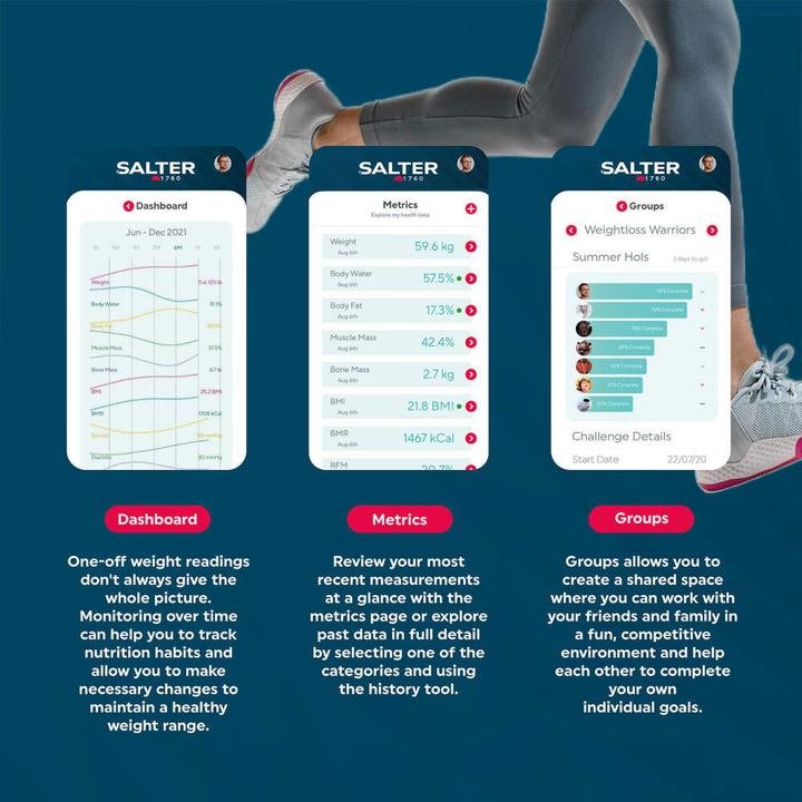 Actual product image Salter SA00655FEU6 Smart Scale (180 kg)