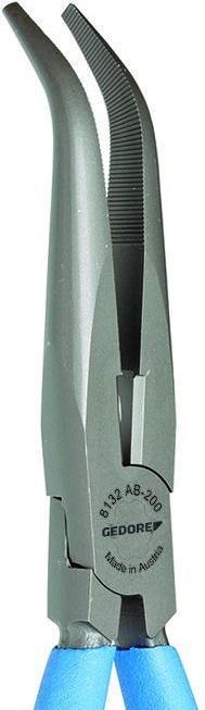 Actual product image Gedore 8132 AB-200 TL Flat Round Nose Pliers angled 200 mm dip-insulated (200 mm)