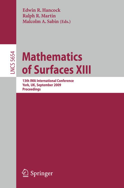 Mathematics of Surfaces XIII (Englisch, Ralph R. Martin, 2009)