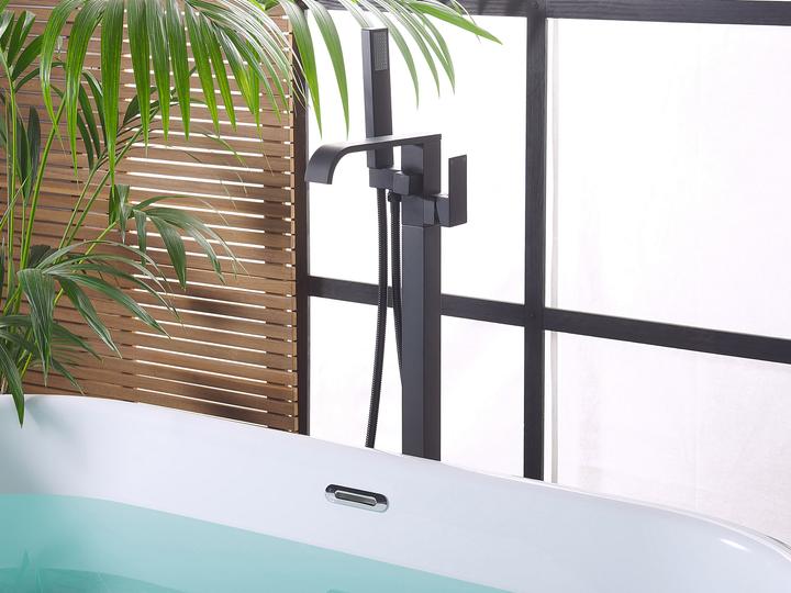 Actual product image Beliani Bath mixer free-standing matt black NIAGARA