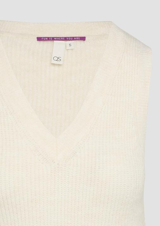 Immagine prodotto S.Oliver Strickpullover Schmaler Rippstrick-Pullunder (XXL)