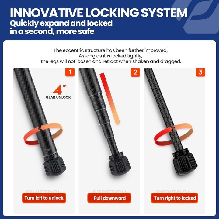 Productafbeelding Fotopro Koolstofvezel statief met kogelkop (Koolstof)