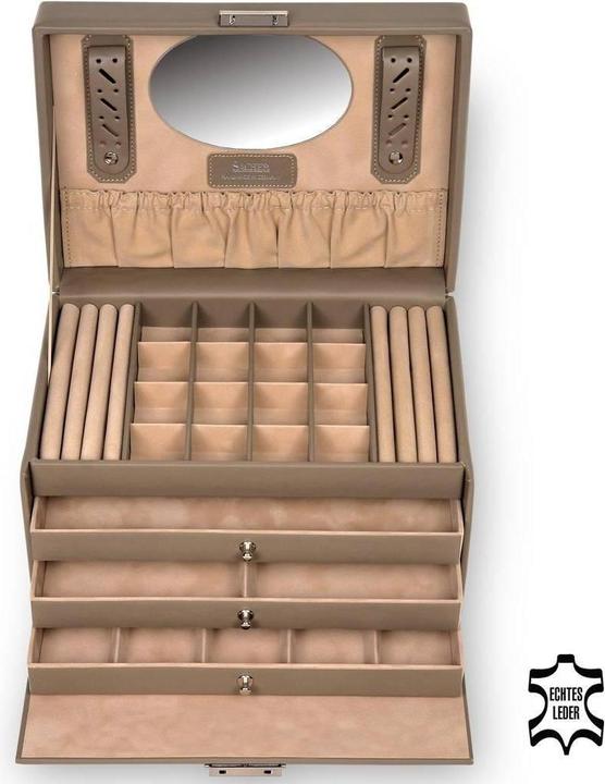 Immagine prodotto Sacher 77.107.565943 - Portagioie Lena nature in pelle taupe