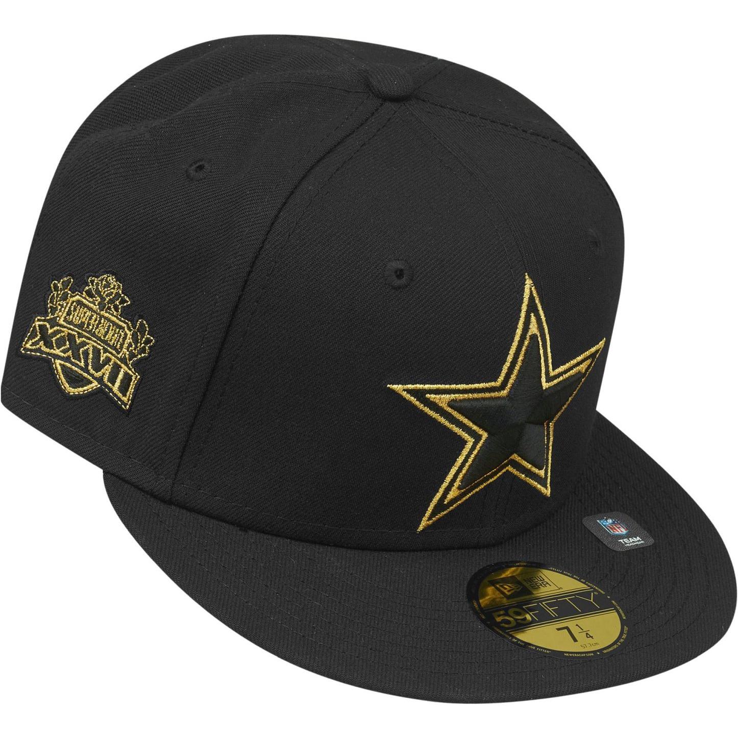 Thumbnail - New Era, Herren, Cap, 59Fifty Cap SUPER BOWL XXVII Dallas Cowboys - 6 7/8, Schwarz, (6 7/8)