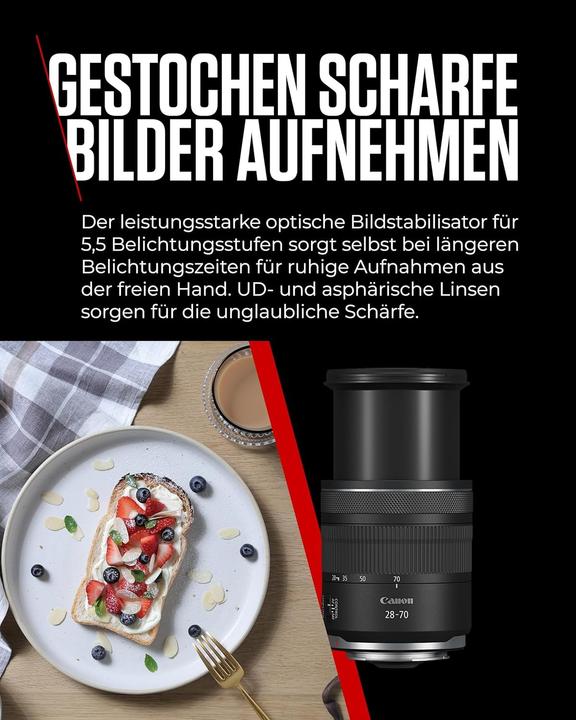 Immagine prodotto Canon RF 28-70mm f/2.8 IS STM (Canon RF, Full frame)