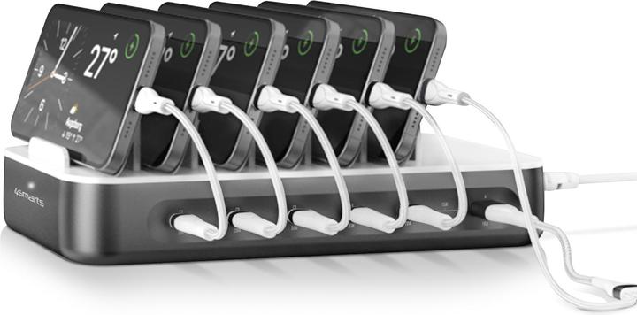 Produktbild 4smarts Ladestation Team 100W 5C/1A inkl. 6 Kabel (100 W)