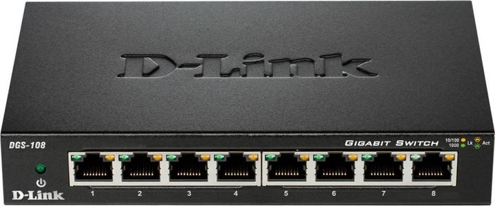 Actual product image D-Link DGS-108GL (8 ports)