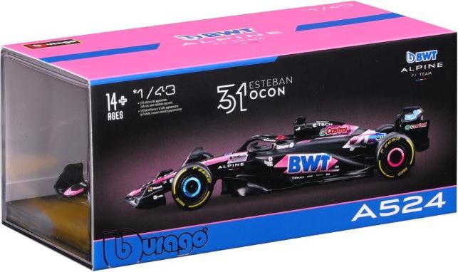 Produktbild Bburago Alpine F1 A524 1/43 Ocon 2024