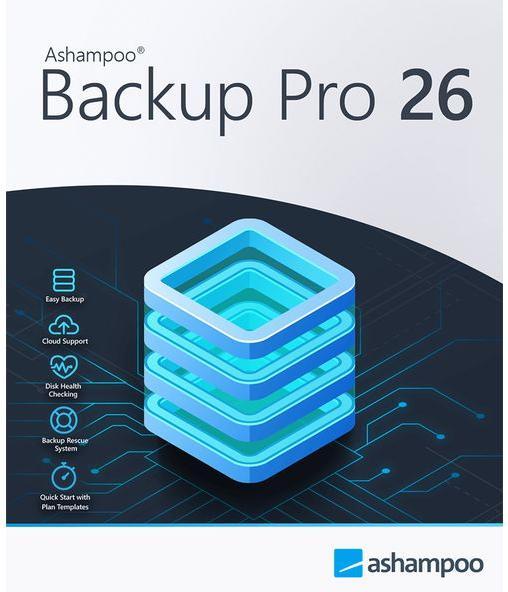 Produktbild Ashampoo Backup Pro 26 ESD, Vollversion, 1 PC, Produktfamilie (1 User, unbegrenzt)