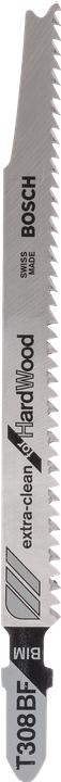 Produktbild Bosch Professional Zubehör Stichsägeblatt BIM, T 308 BF Extraclean for Hard Wood