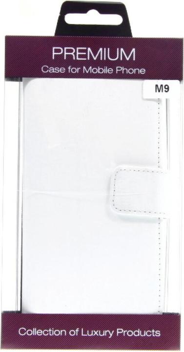 Actual product image OEM Slim Leather Book Case for HTC M9 - white 4250710561452 (HTC One M9)