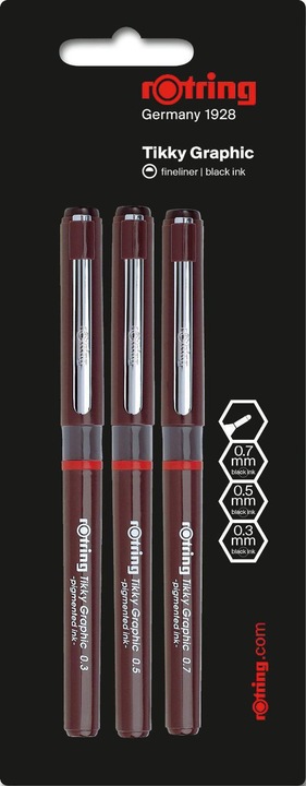 Produktbild Rotring Tikky Graphic (Red)