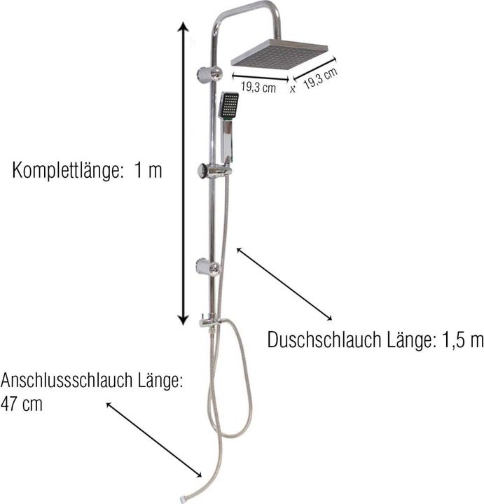 Produktbild Grafner Duschgarnitur
