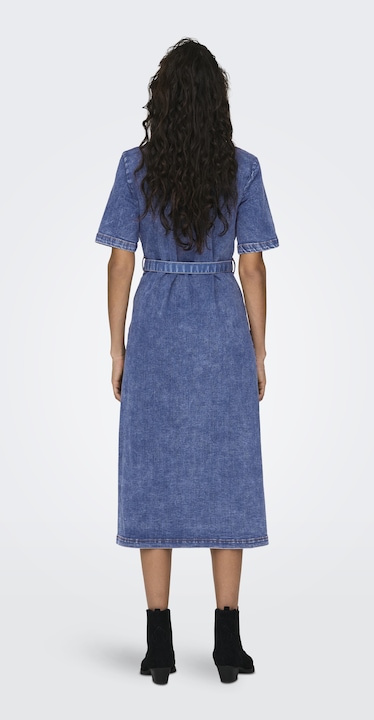 Image du produit Only Coupe ample Col rond Robe courte Robe en jean (M)