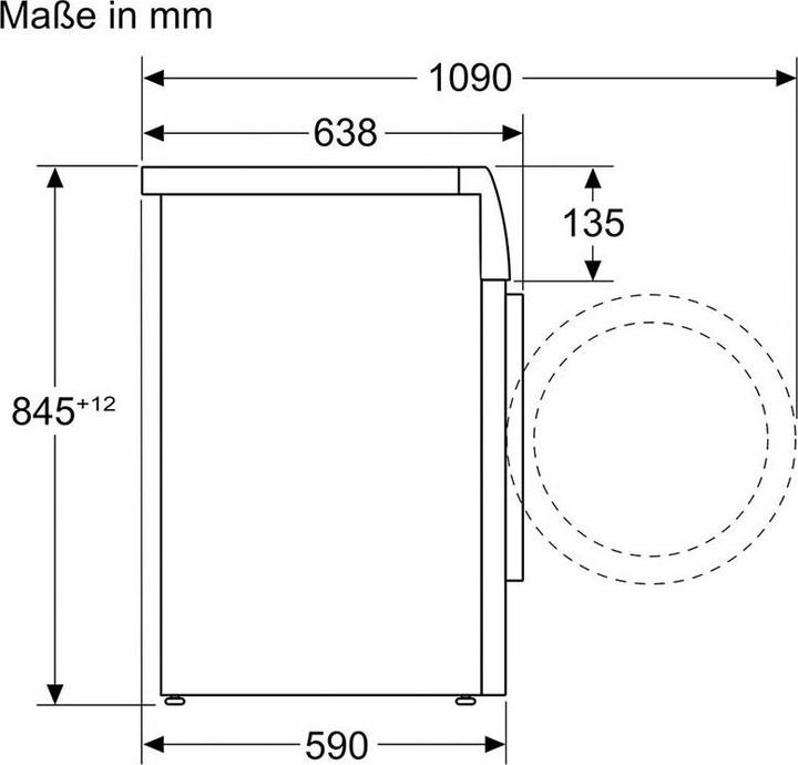 Produktbild Siemens WG56B2A5CH (10 kg, Links)