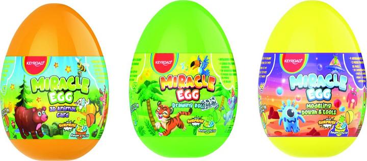 Actual product image Keyroad Miracle egg surprise egg, colour mix