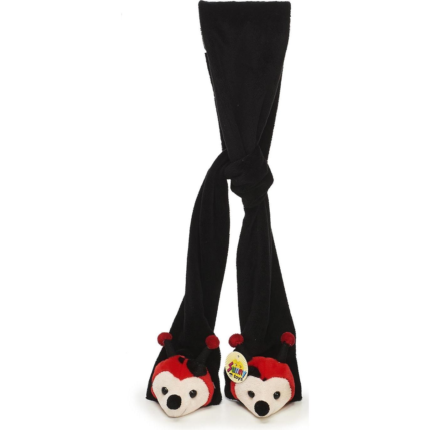 HTI-Living, Unisex, Schal, Schal aus Plüsch, Schwarz