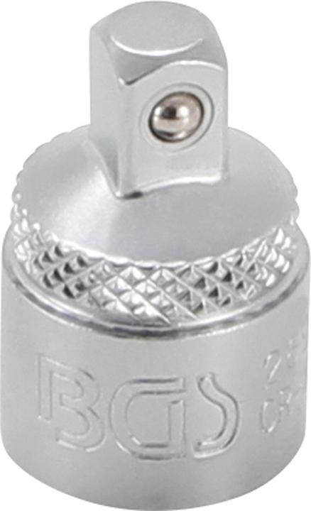 Actual product image BGS Socket Adaptor | internal square 10 mm (3/8") - external square 6.3 mm (1/4")
